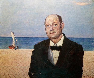 Ritratto di Umberto Saba (pseudonimo di Umberto Poli) da Vittorio Bolaffio