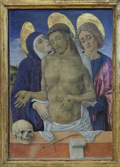 Cristo in pietà con la Vergine e San Giovanni Evangelista, c.1490-1500 da Vittorio Crivelli