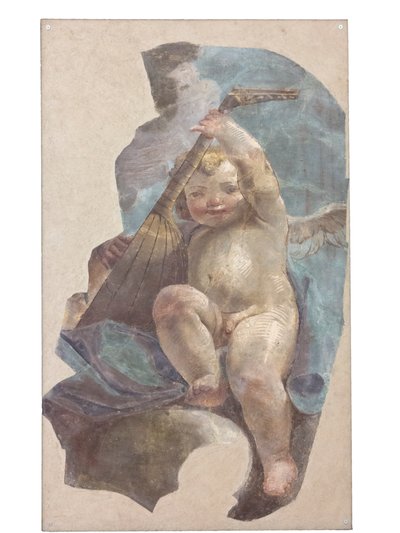 Affreschi di angeli, originariamente dalla chiesa di Sant