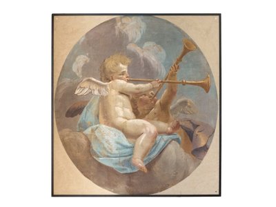 Affreschi di angeli, originariamente dalla chiesa di Sant
