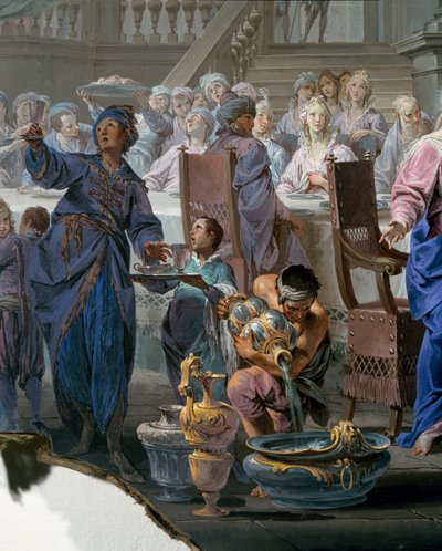 Nozze di Cana, (dettaglio) da Vittorio Maria Bigari