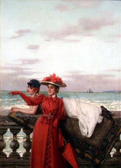 Sognatori (uno di una coppia) da Vittorio Matteo Corcos