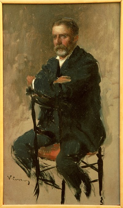 Ritratto di Renato Fucini, scrittore italiano da Vittorio Matteo Corcos