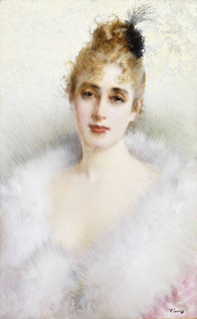 Pronta per il Ballo da Vittorio Matteo Corcos