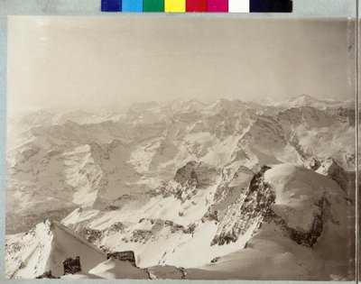 Panorama delle Alpi da Vittorio Sella
