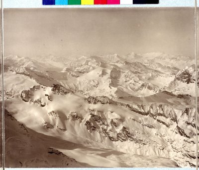 Panorama delle Alpi da Vittorio Sella