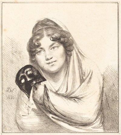 Ragazza con maschera da Vivant Denon