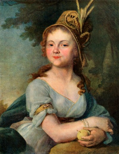 Ritratto di V. I. Arsenyeva, metà anni 1790, 1939 da Vladimir Borovikovsky
