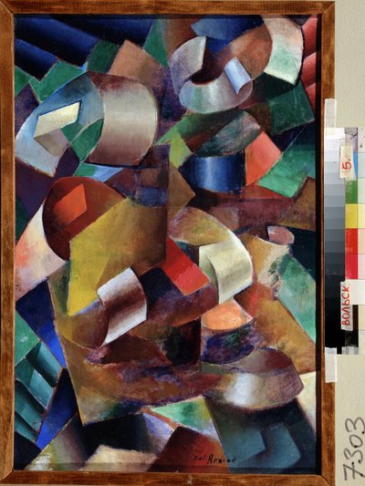 Composizione a colori, fine 1910 da Vladimir Davidovich Baranov Rossine