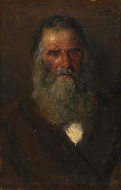 Studio della testa di un vecchio da Vladimir Egorovic Makovskij