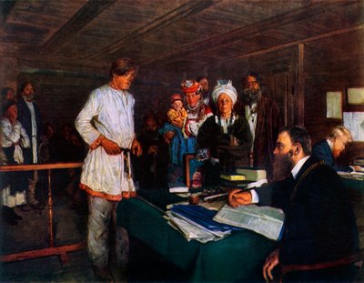 In ufficio da Vladimir Egorovic Makovsky