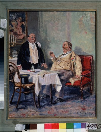 In un ristorante da Vladimir Egorovic Makovsky