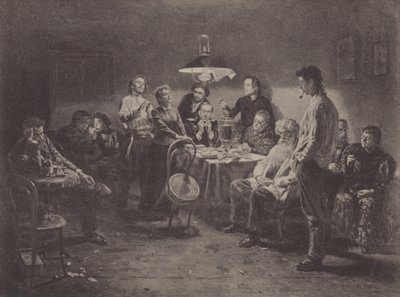 Compagnia serale da Vladimir Egorovic Makovsky