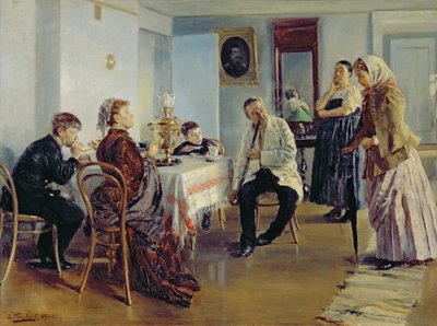 Assunzione di una Cameriera, 1891-92 da Vladimir Egorovic Makovsky