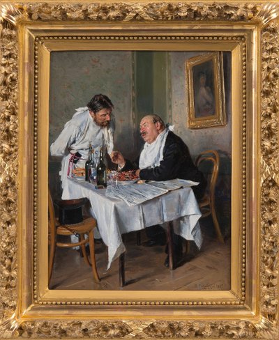 In un ristorante da Vladimir Egorovic Makovsky