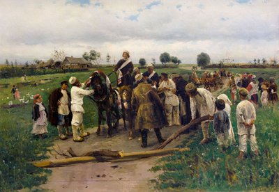 Il pagamento di un riscatto per la sposa da Vladimir Egorovic Makovsky