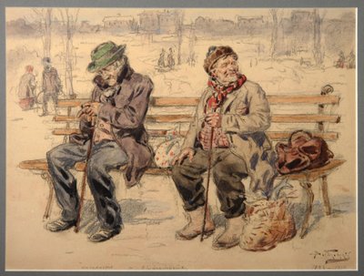 Pessimista e ottimista, 1893-1919 da Vladimir Egorovic Makovsky