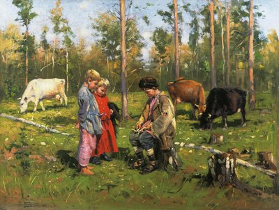 Ragazzi pastori, 1903-1904 da Vladimir Egorovic Makovsky