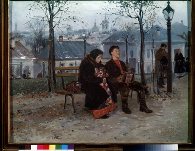 Sul boulevard da Vladimir Egorovic Makovsky