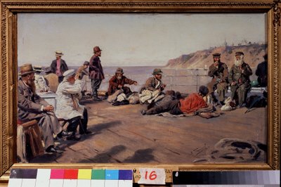 Sul ponte da Vladimir Egorovic Makovsky