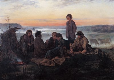 La radura di Bezhin, 1869 da Vladimir Egorovic Makovsky
