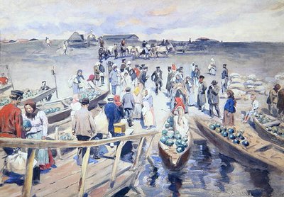 Trasporto dei cocomeri da Vladimir Egorovic Makovsky
