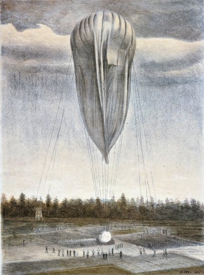 Il pallone della stratosfera, 1935 da Vladimir Grigoryevich Yung