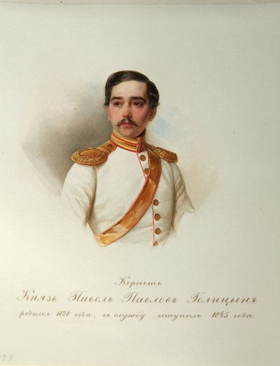 Ritratto del conte Pavel Pavlovich Golitsyn (dall