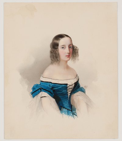 Ritratto della Granduchessa Maria Nikolaievna, 1838 da Vladimir Ivanovich Hau