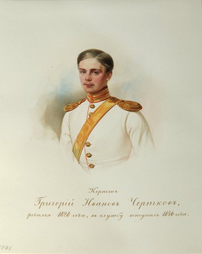 Ritratto di Grigory Ivanovich Chertkov (dall
