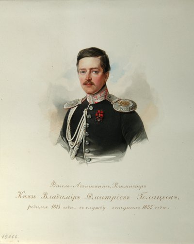 Ritratto del principe Vladimir Dmitriyevich Golitsyn (1815-1888) (dall