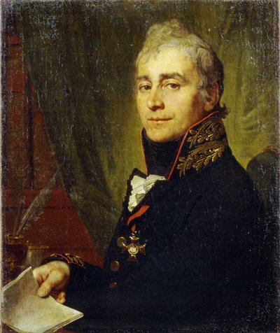 Ritratto di Alexandre Fedoseyevich Bestuzhev da Vladimir Lukich Borovikovsky