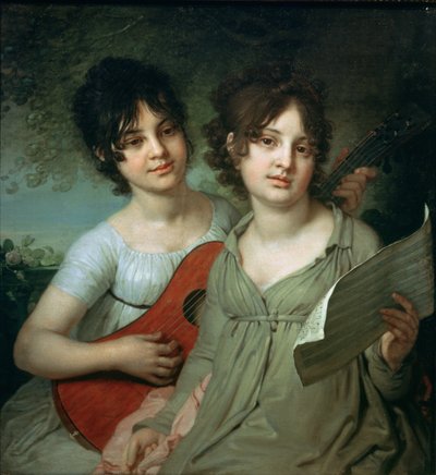 Ritratto di A. e V. Gagarin da Vladimir Lukich Borovikovsky
