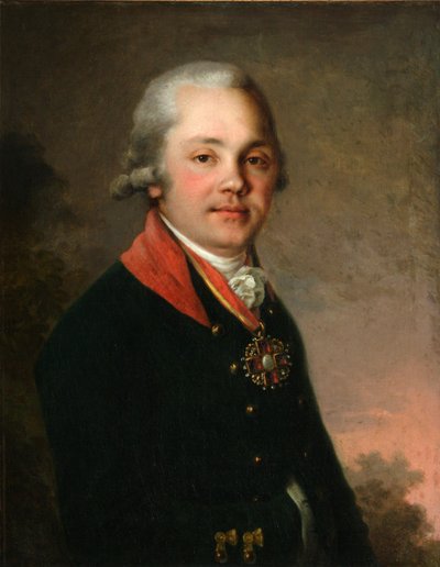 Ritratto di Alexander Dmitriyevich Arsenyev da Vladimir Lukich Borovikovsky