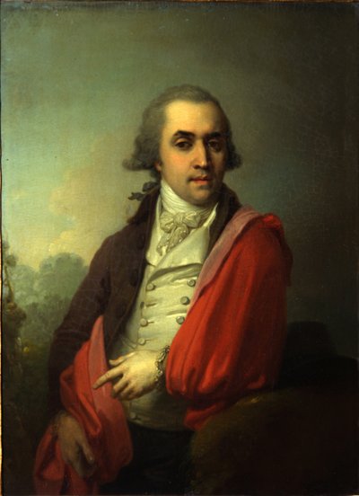 Ritratto di Ardalion Alexandrovich Torsukov, 1795 da Vladimir Lukich Borovikovsky