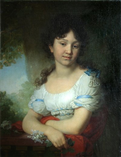 Ritratto della contessa Maria Alexeyevna Orlova-Denisova, 1801 da Vladimir Lukich Borovikovsky