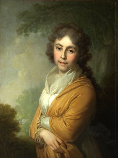 Ritratto della Contessa Natalia Ivanovna Kurakina, 1795 da Vladimir Lukich Borovikovsky