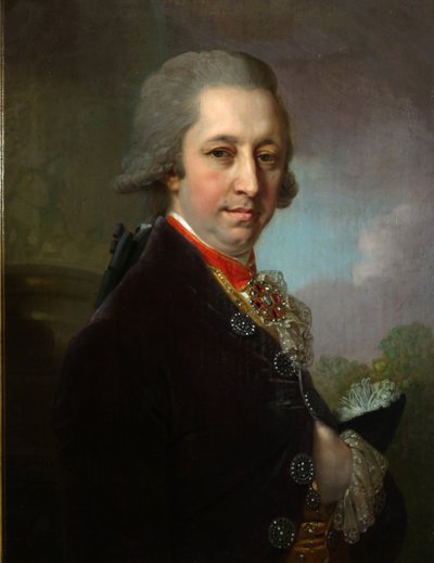 Ritratto di Ivan Mikhailovich Yakovlev, 1800 da Vladimir Lukich Borovikovsky