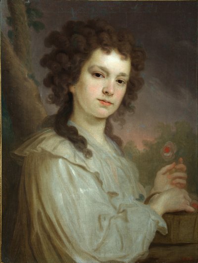 Ritratto di Olga Kuzminichna Filippova 1772-1829 da Vladimir Lukich Borovikovsky