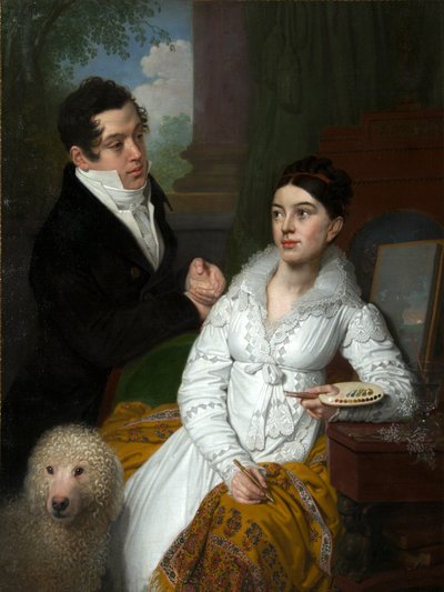 Ritratto della principessa Alexandra e del principe Aleksey Lobanov-Rostovsky da Vladimir Lukich Borovikovsky