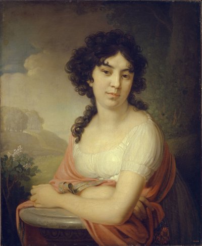 Ritratto della Principessa Anna Petrovna Gagarina, 1801 da Vladimir Lukich Borovikovsky