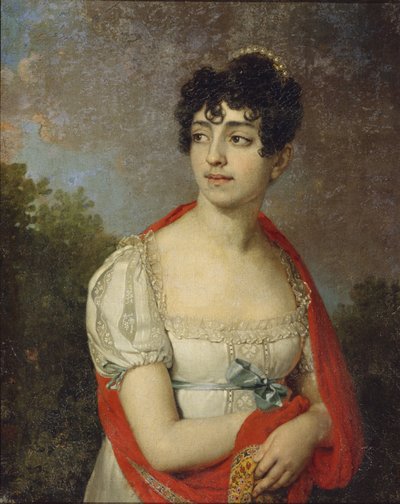 Ritratto della Principessa Maria Fyodorovna Baryatinskaya, 1807 da Vladimir Lukich Borovikovsky
