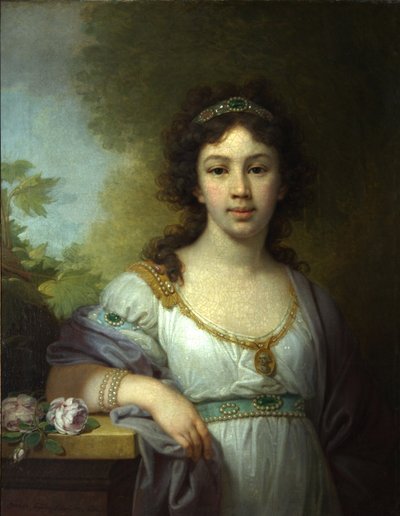 Ritratto di Varvara Shidlovskaya, 1798 da Vladimir Lukich Borovikovsky