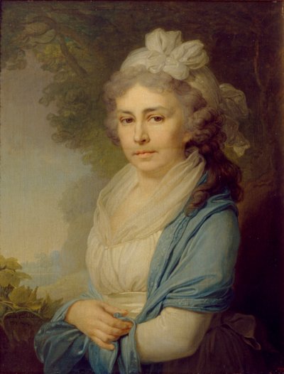 Ritratto di Yelizaveta Ivanovna Neklyudova 1773-1796, nata Levashova, 1798 da Vladimir Lukich Borovikovsky