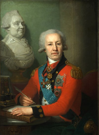 Ritratto del barone Alexei Vasilyev, 1800 da Vladimir Lukich Borovikovsky
