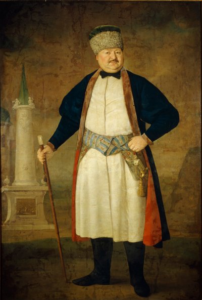 Ritratto di Pavel Yakovlevich Rudenko, 1778 da Vladimir Lukich Borovikovsky