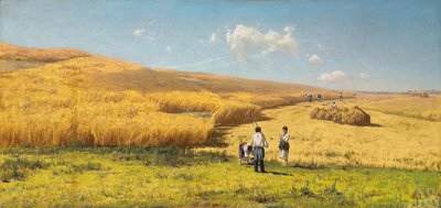 Raccolto in Ucraina, 1880 da Vladimir Orlovsky