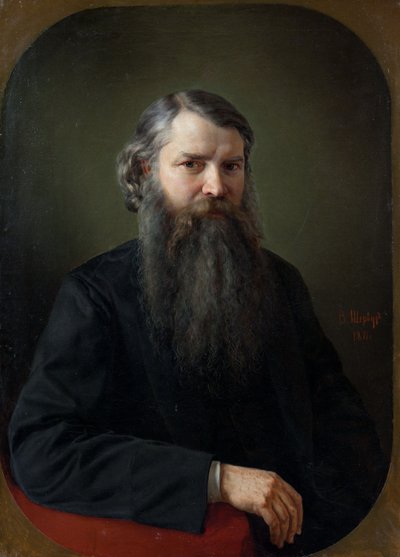 Ritratto di Ivan Yegorovich Zabelin da Vladimir Ossipovitch Sherwood