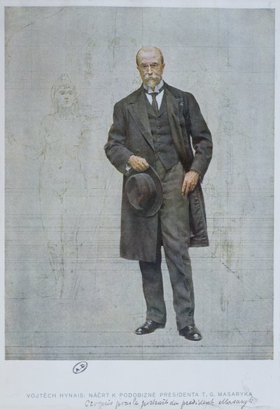 Thomas Garrigue Masaryk (1850-1937) da Vojtech Hynais