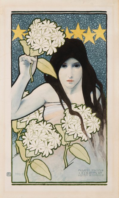 Giorno e Notte Dittico, 1899 da Vojtěch Preissig